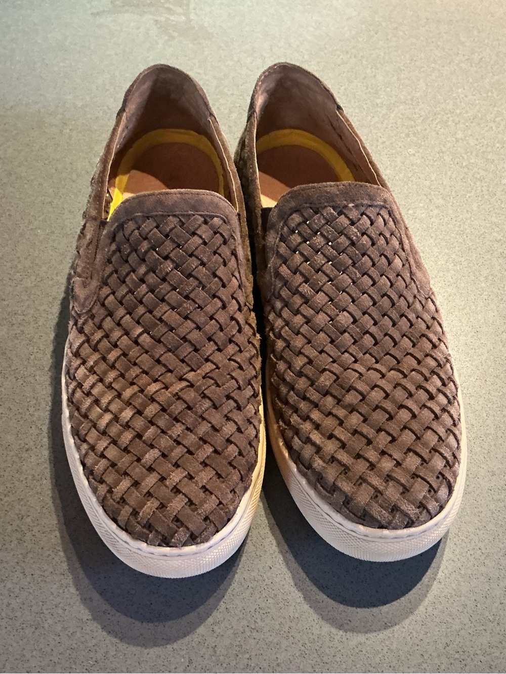 Donald J. Pliner Men's Woven Slip-On Loafers - Brown